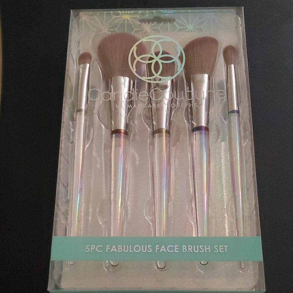 5PC Fabulous Face Brush Set - Silver